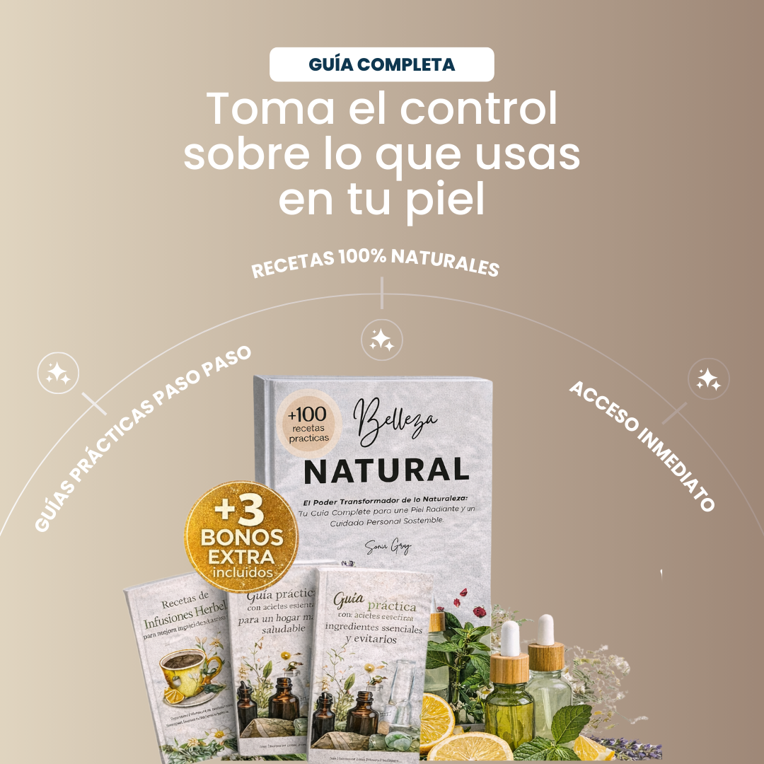 Belleza Natural — libro de Sonia Gray con más de 100 recetas naturales